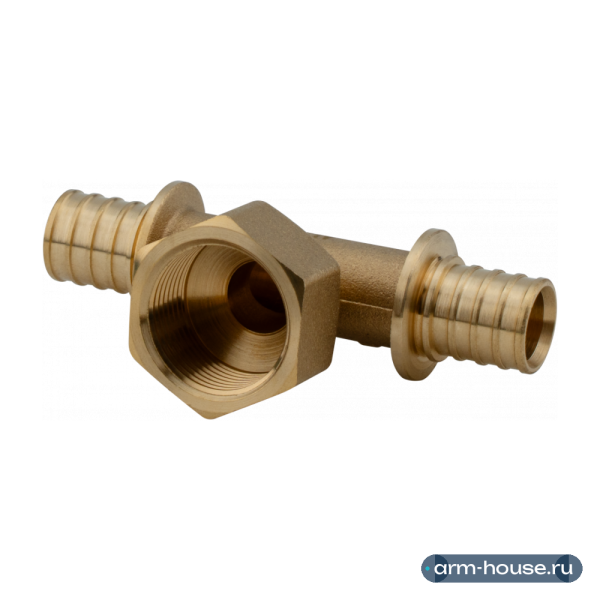 Тройник переходник латунный 20 x 3/4" x 20 Alato