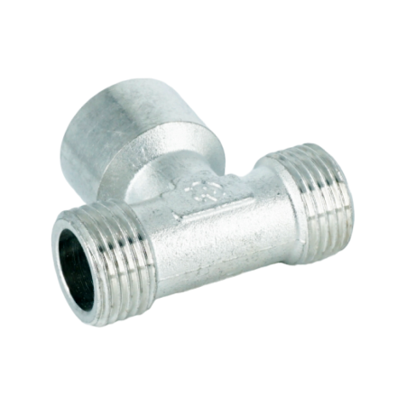 Тройник, ELSEN, TIN латунь, НВН, 1/2", 1/2", 1/2", равнопроходной, CN