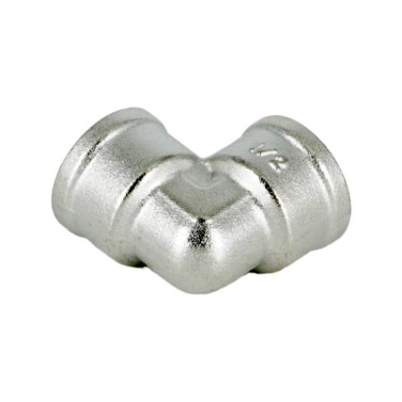 Угольник 90° ВВ ELSEN, 1/2", TIN латунь