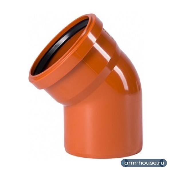 Отвод Ostendorf KGB, 45°, 315, 315, PVC (поливинилхлорид)