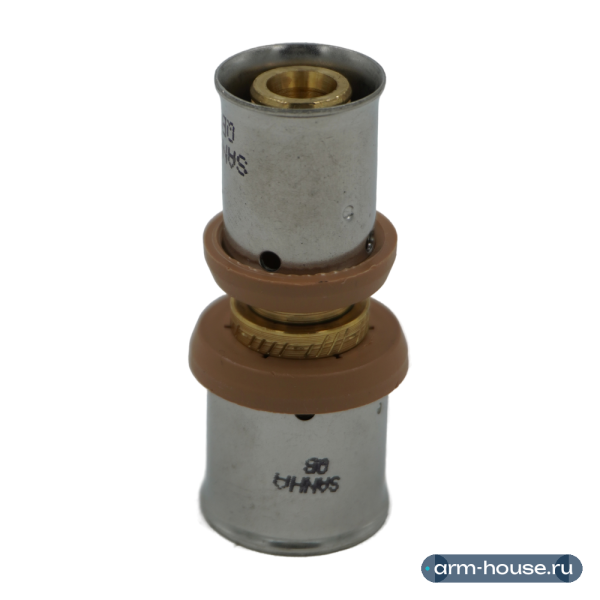 Муфта редукционная SANHA 3fit-Press 25240, 20x2,0-16x2,0 мм