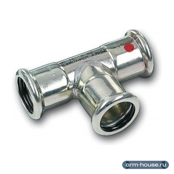 Тройник SANHA 24130, 35, оцинкованная сталь, ВПр