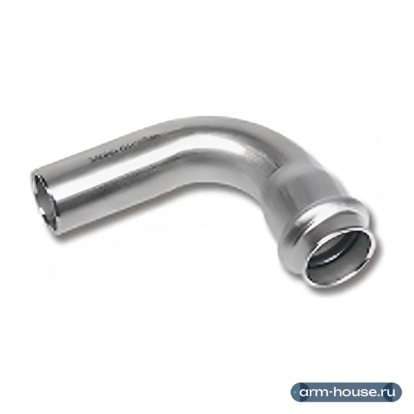 Отвод 90° SANHA NiroPress, Dn 76.1, нержавеющая сталь AISI 316L, ВПр-НПр