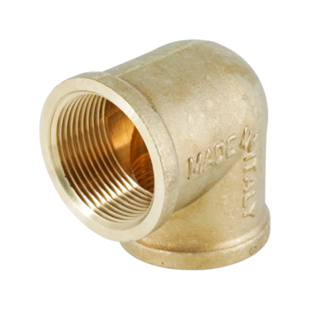 Угольник 90° ВВ ELSEN Metalit, 1 1/4", латунь