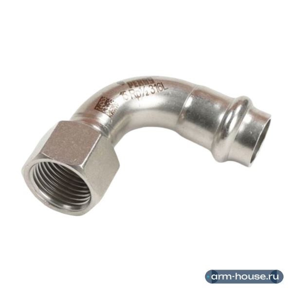 Пресс отвод-ВР 90° РЕХАУ EdelPress 22-Rp3/4 AISI 316L