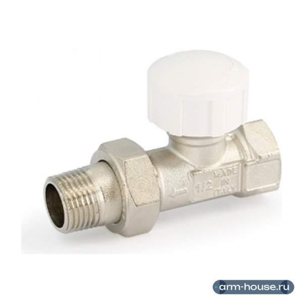 Вентиль термостатический прямой Uni-Fitt Thermo 1/2" для радиатора