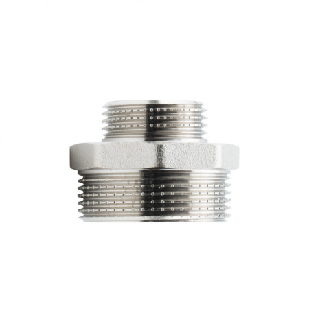 Ниппель переходной 1 1/2" х 1" , НР-НР, никелированный Alato