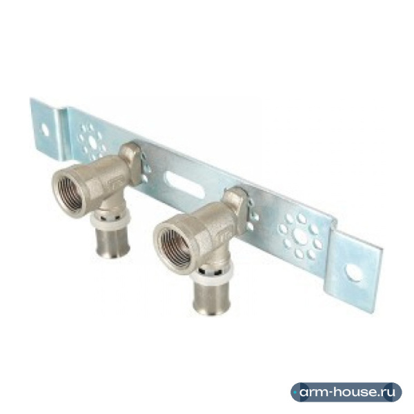 Монтажная планка VALTEC 16х1/2" с пресс-водорозетками (арт. VTm.224.N.001604)