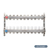 Коллектор Alato 1" x 3/4" x 11-вых для радиаторного отопления (нерж. сталь) 0302-0011