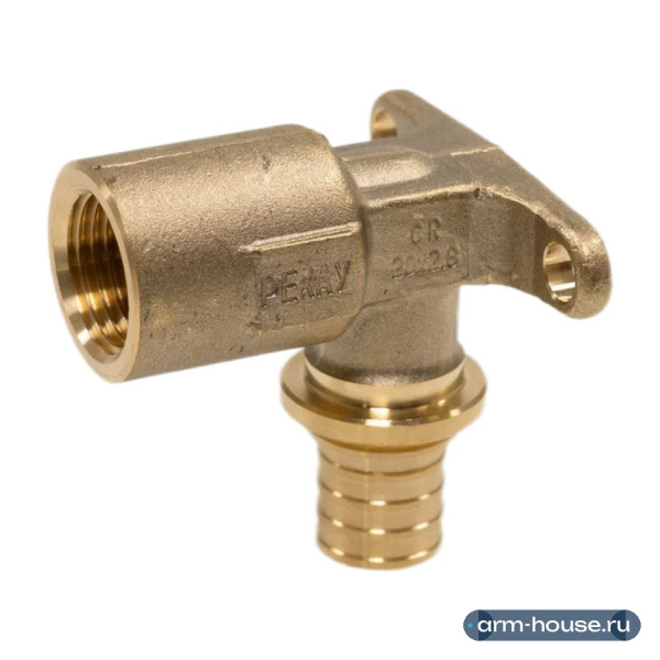 Угольник настенный ВР РЕХАУ RAUTITAN MX, 16-Rp 1/2", DZR латунь, с длинным патрубком