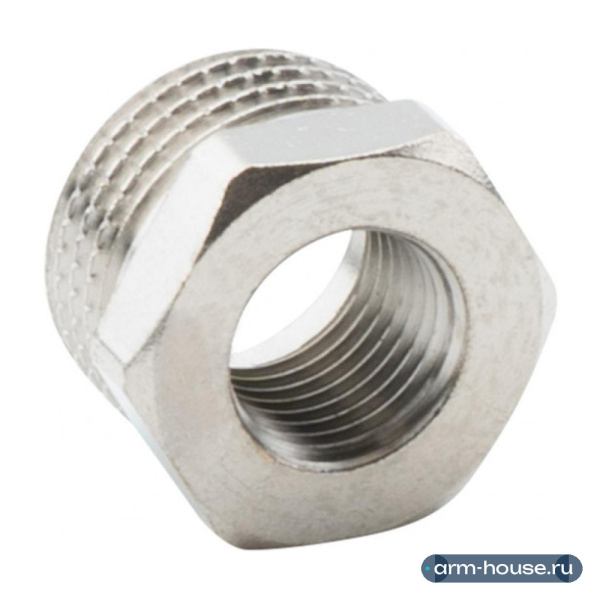 Футорка 1/2" х 1/4" НР-ВР, никелированная Alato