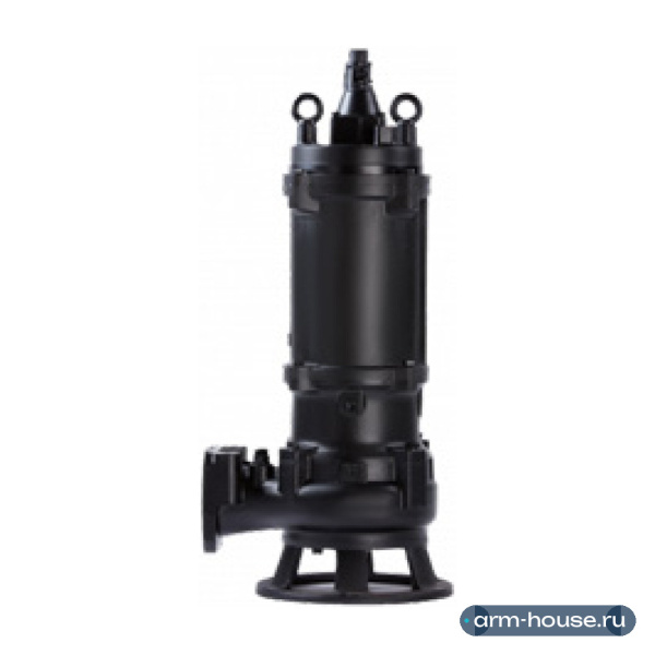Насос CNP 80WQ40-30-7.5ES(I)+HS80WQ погружной для отвода канализационных сточных вод, с коленом под гибкий шланг, 7,5 кВт