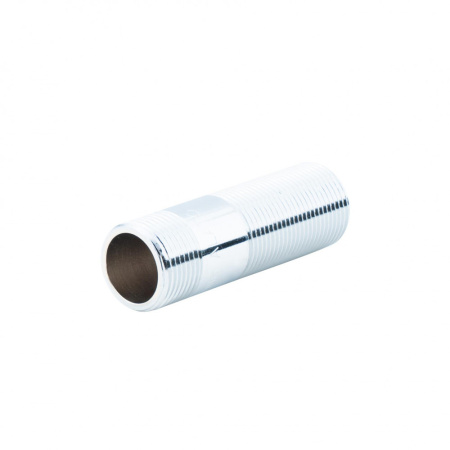 Сгон 3/4" х 80 мм НР-НР, хромированный Alato