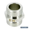 Ниппель равнопроходной НН ELSEN, 3/4", TIN латунь