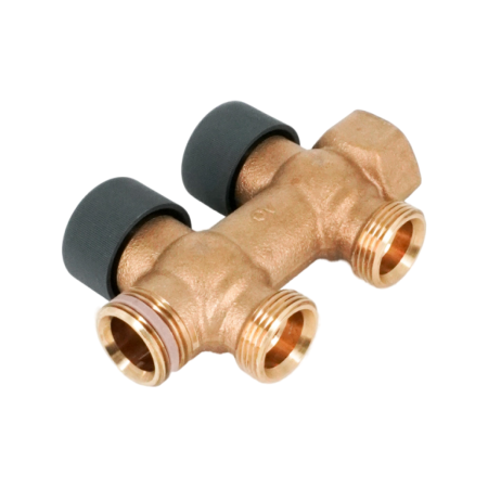 Гребёнка распределительная Oventrop Multidis R 3/4"х3/4", 2 отвода, бронза