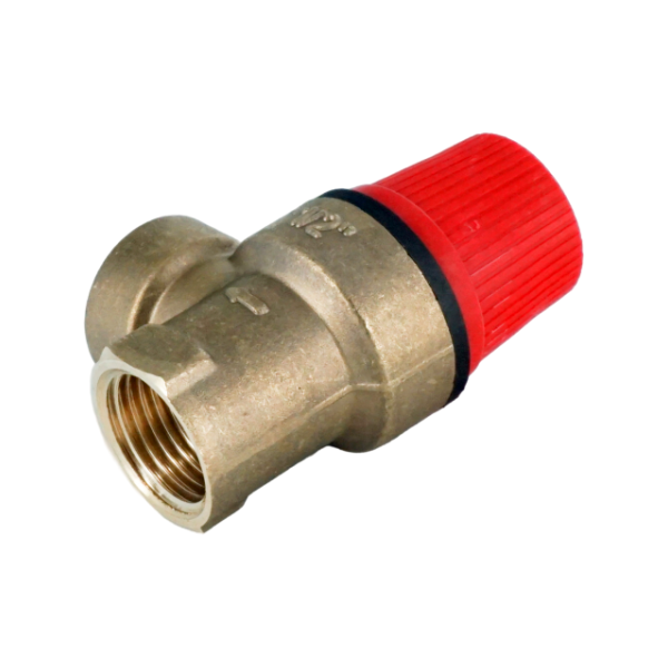Клапан предохранительный мембранный ELSEN ESV03 1/2" ВВ 3 бар, латунь