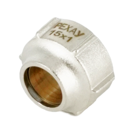Резьбозажимное соединение Rehau RAUTITAN, 3/4" (НГ ЕК) x 15, никелированная латунь