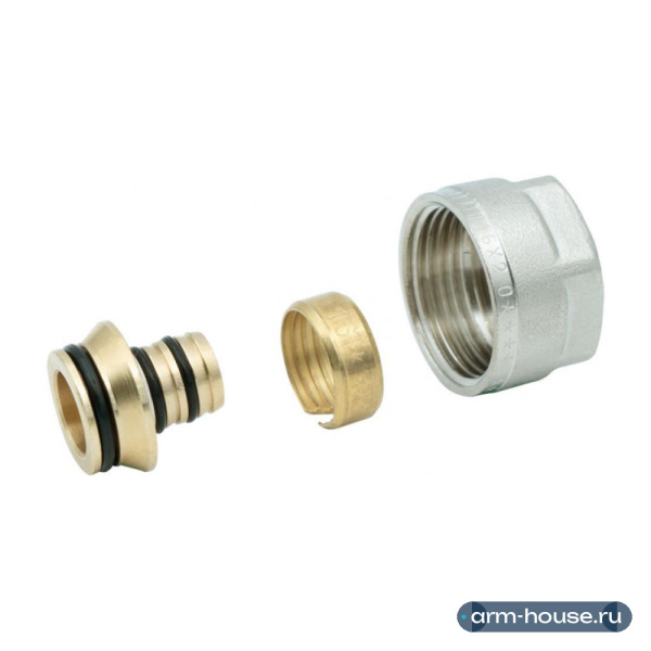 Фитинг компрессионный 16 х 2,0 х 3/4" для труб PEX-AL-PEX