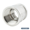 Муфта переходная 1/2" х 3/8" , ВР-ВР, никелированная Alato