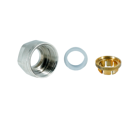 Соединение резьбозажимное ELSEN, 3/4"х15, латунь, арт. EFB01.15Cu-EK