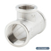 Тройник переходной 3/4" х 1/2" х 3/4" ВР-ВР-ВР, никелированный Alato