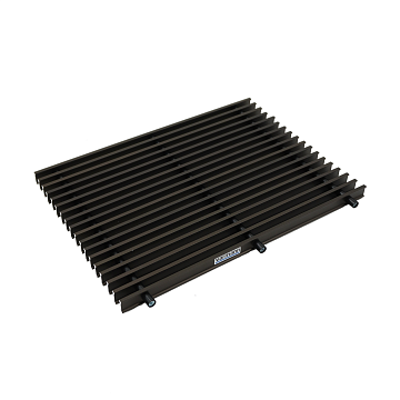 Решетка декоративная роликовая Varmann VRO 360.270 RR C34, 360х270 мм, цвет тёмная бронза, двутавровый профиль