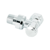Вентиль на обратную подводку угловой Oventrop Combi C, DN 15 (1/2" x 1/2" ВН), латунь хромированная, запорный