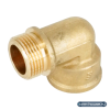 Угольник 90° НВ ELSEN Metalit, 3/4", латунь