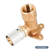 Угольник прессовый 90° Oventrop Cofit P, 20 x 2,5 x 1/2", бронза (RX), ВР