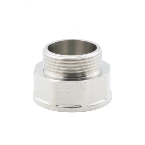 Переходник 1 1/2" х 1 1/4" ВР-НР, никелированный Alato