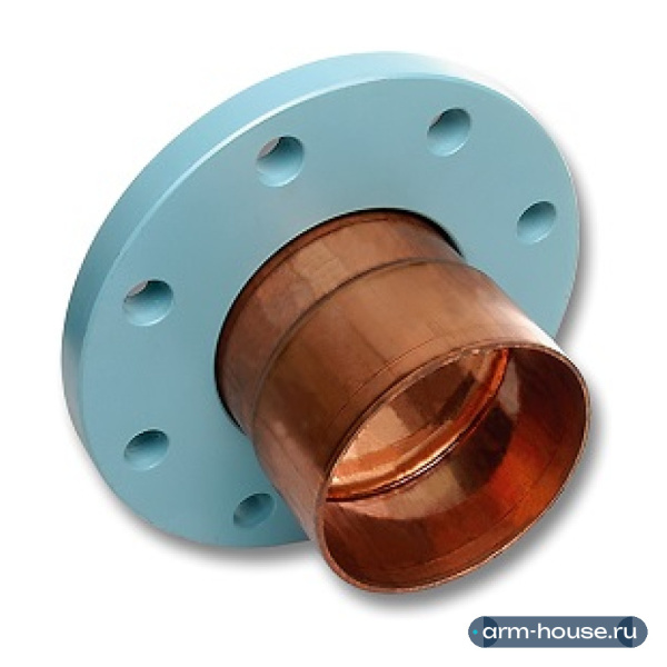 Фланец под пайку SANHA BM-LF, PN16 DN 65/76,1, биметалл