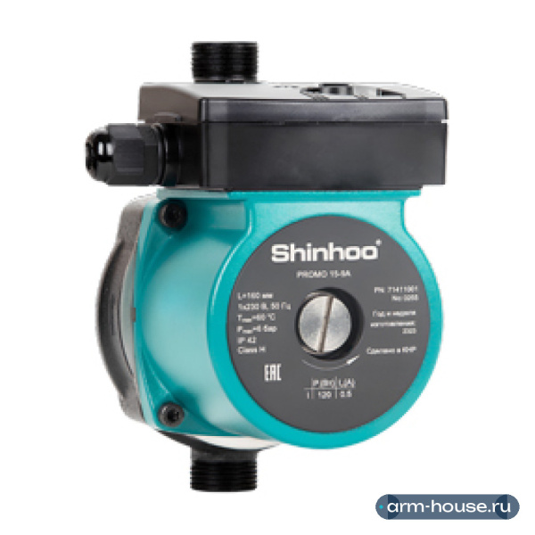 Насос циркуляционный SHINHOO PROMO 15-9A