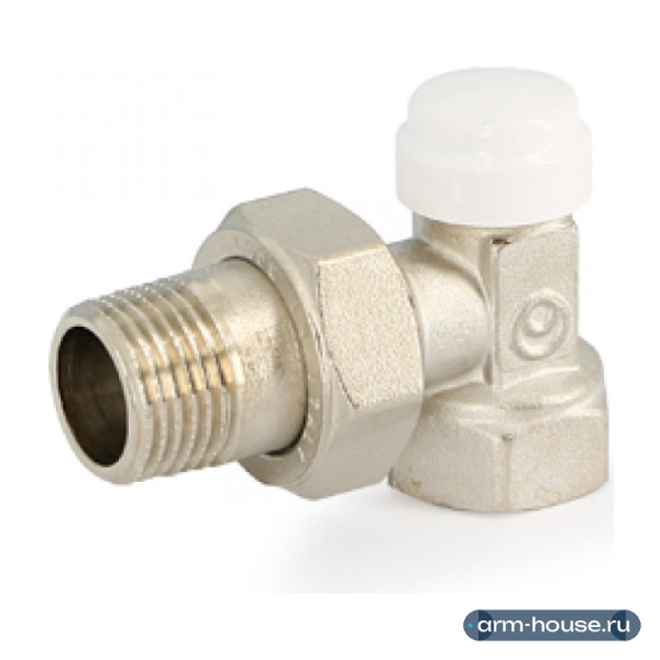 Вентиль обратный угловой Uni-Fitt Thermo 1/2" для радиатора
