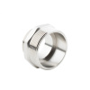 Ниппель переходной 2" х 1 1/2" , НР-НР, никелированный Alato