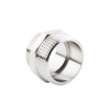 Ниппель переходной 1 1/2" х 1 1/4" , НР-НР, никелированный Alato