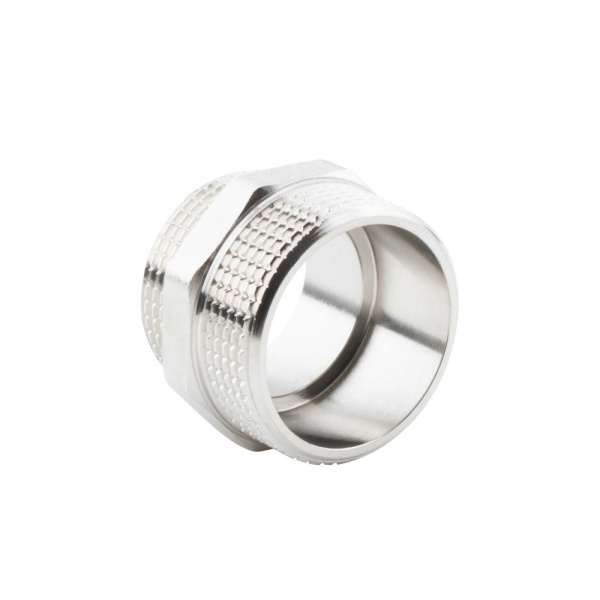 Ниппель переходной 1 1/2" х 1 1/4" , НР-НР, никелированный Alato