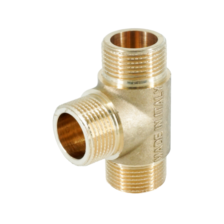 Тройник равнопроходной ННН ELSEN Metalit, 3/4", латунь