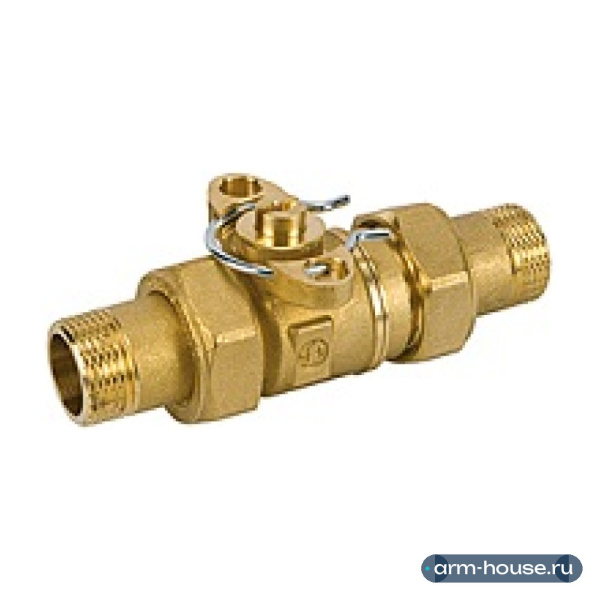 Клапан двухходовой зональный Giacomini R277, 3/4", с накидной гайкой