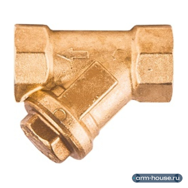Фильтр механической очистки Giacomini R74A 1/2" ВВ PN30, латунь
