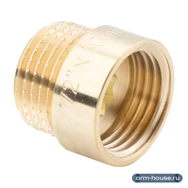 Удлинитель 1/2" х 10 мм ВР-НР, латунный Alato