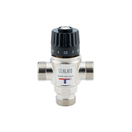 Термостатический смесительный клапан 3/4", 20-43 °С Alato