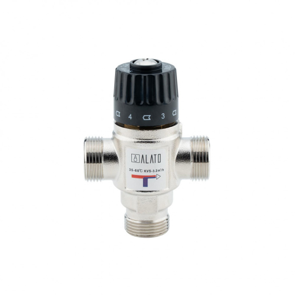 Термостатический смесительный клапан 3/4", 20-43 °С Alato