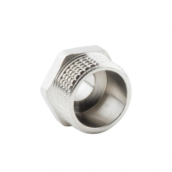 Ниппель переходной 1" х 1/2" , НР-НР, никелированный Alato
