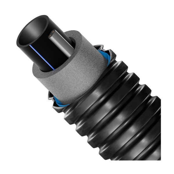 Труба Usystems Supra Plus Light с греющим кабелем 10Вт/м 32x2,9/75 (бухта 10м)