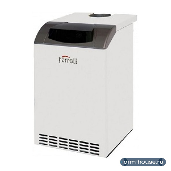 Котёл газовый напольный Ferroli PEGASUS D 45, мощность 45 кВт, одноконтурный, открытая камера