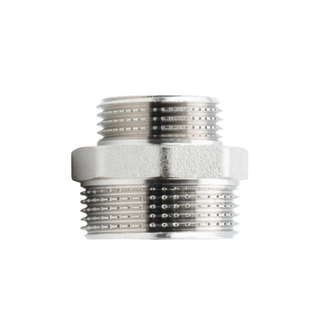 Ниппель переходной 1 1/4" х 1" , НР-НР, никелированный Alato