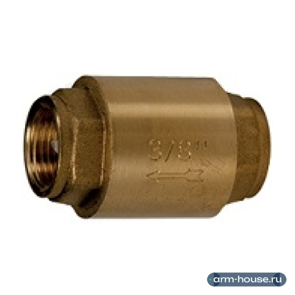 Клапан обратный дисковый муфтовый Giacomini R60 3/4" ВВ, латунь