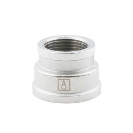 Муфта переходная 1" х 3/4" , ВР-ВР, никелированная Alato