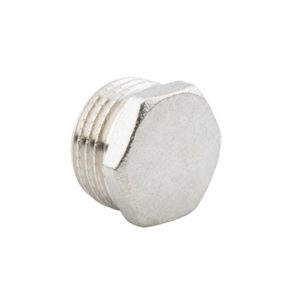 Заглушка 1/2" НР, никелированная Alato