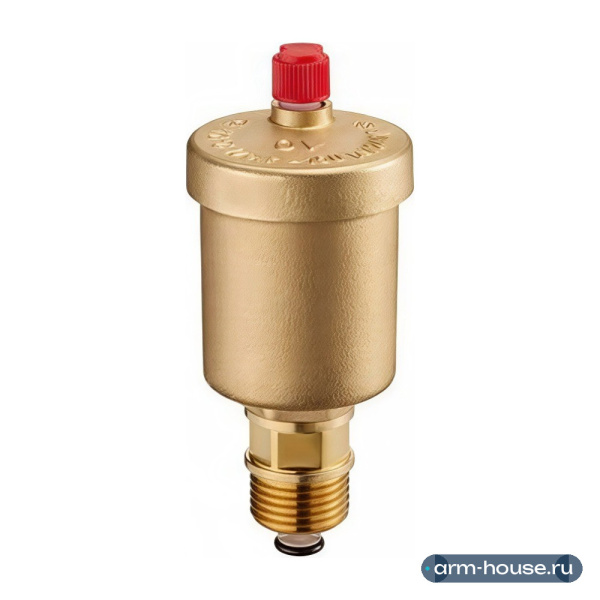 Воздухоотводчик автоматический Oventrop 3/8" с автозапором, 10 бар, латунь